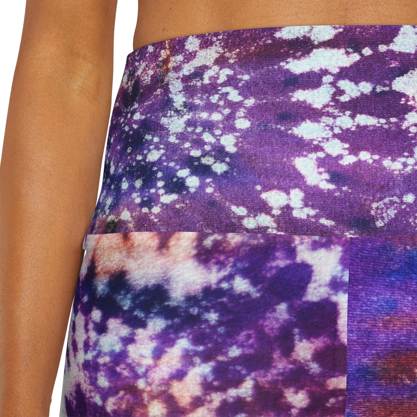 Tye Dye Mandala High Waisted Yoga Shorts