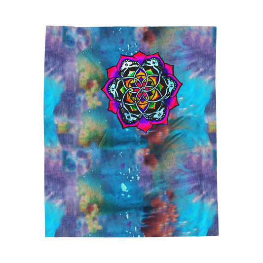 DEADPUNK Mandala Plush Blanket