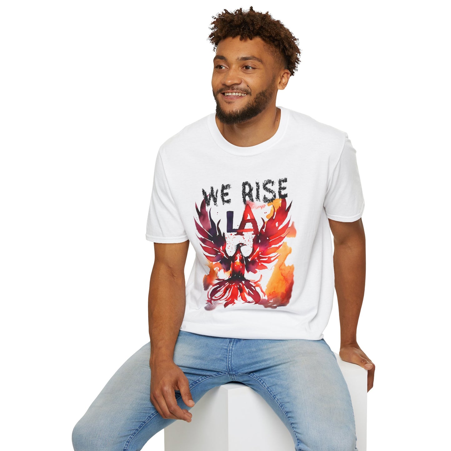 We Will Rise Los Angeles Unisex Vintage Soft T-Shirt