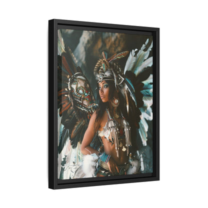 Xochiquetzal Aziza & Fae Matte Canvas Framed