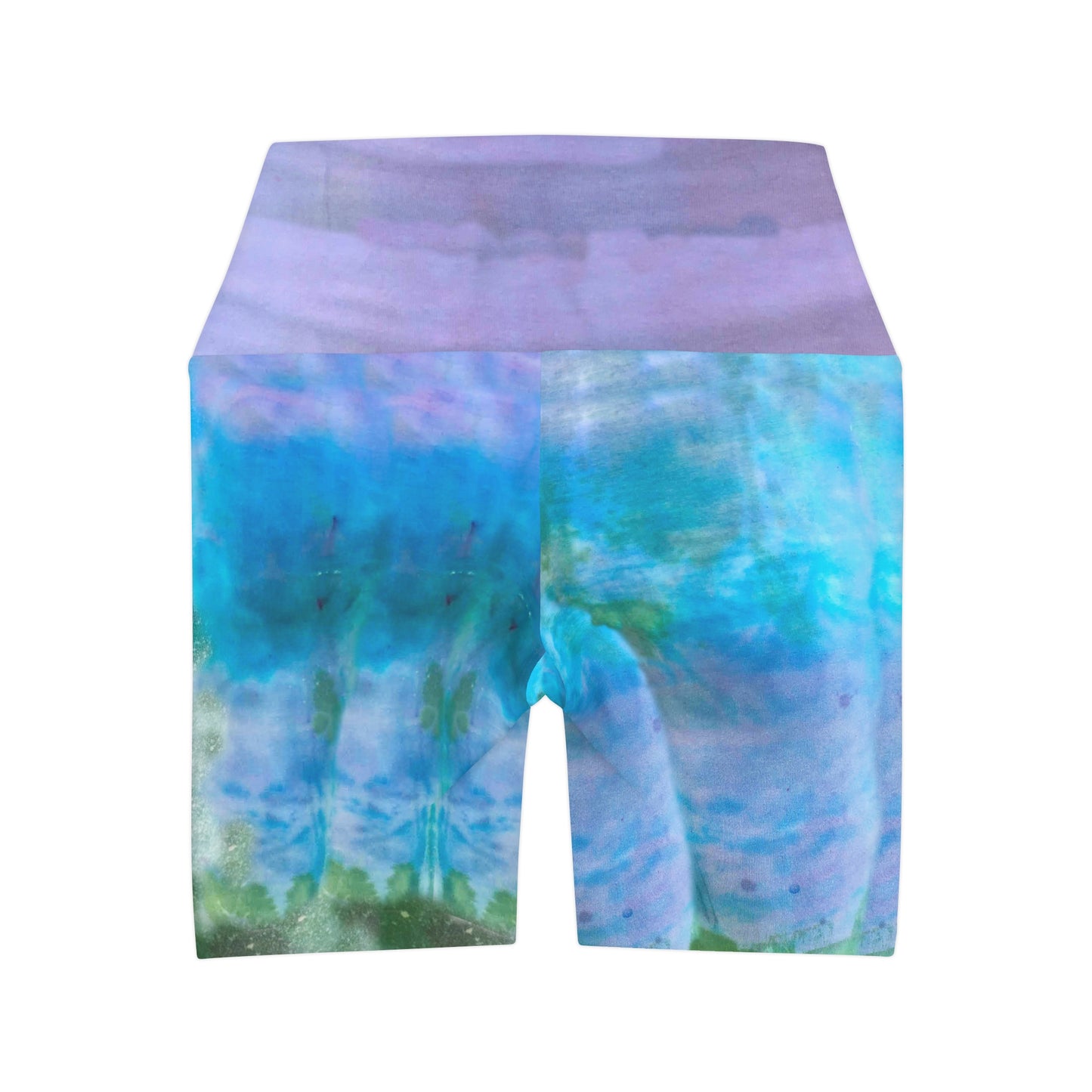 Earth Connection High Waisted Yoga Shorts