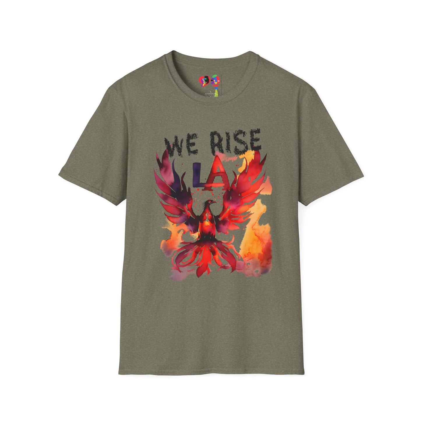 We Will Rise Los Angeles Unisex Vintage Soft T-Shirt