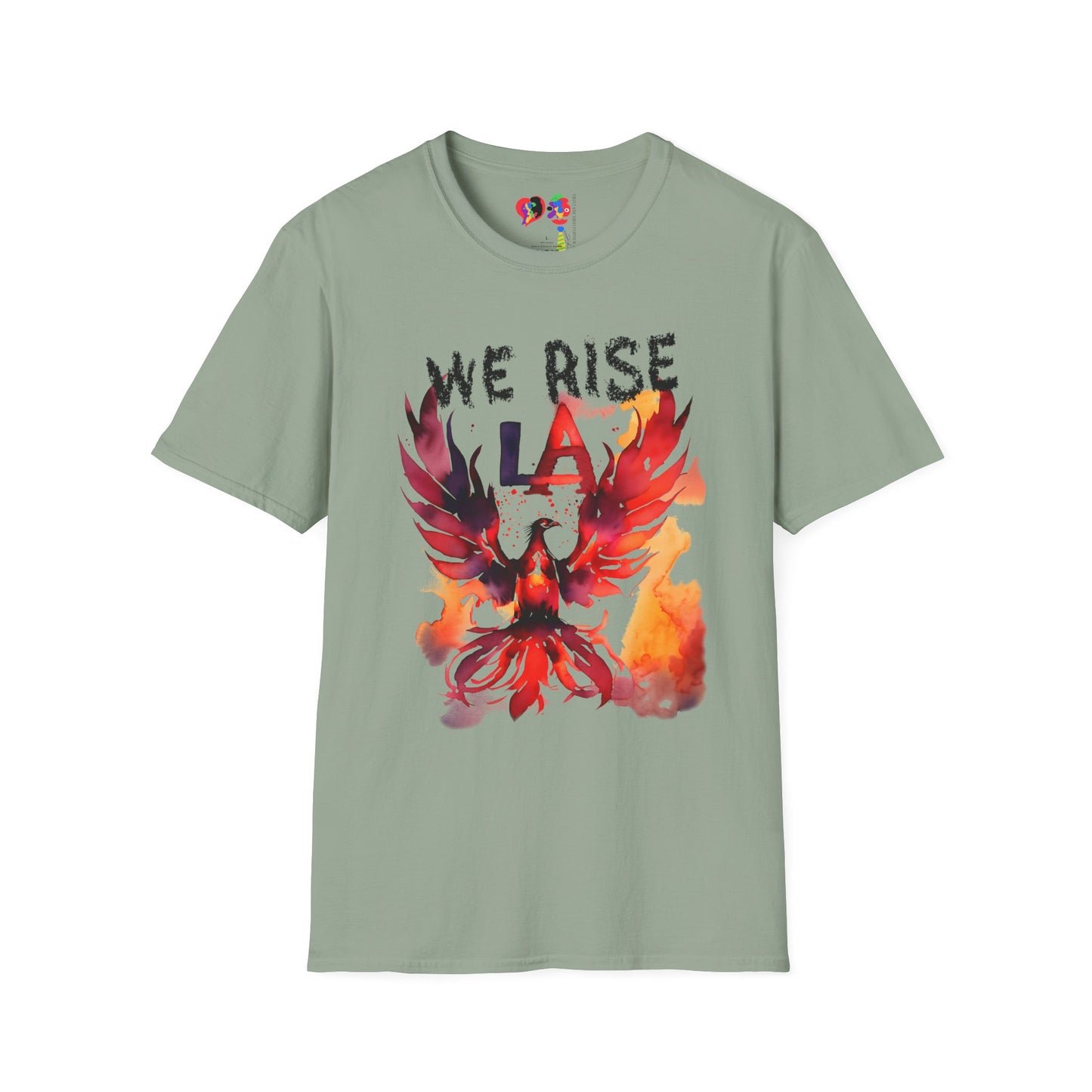 We Will Rise Los Angeles Unisex Vintage Soft T-Shirt