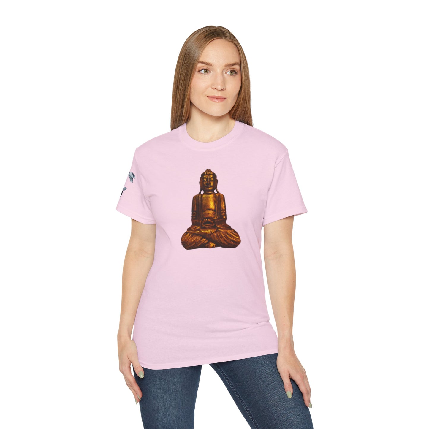 Fine Art Buddha Carving Print Unisex Ultra Cotton Tee