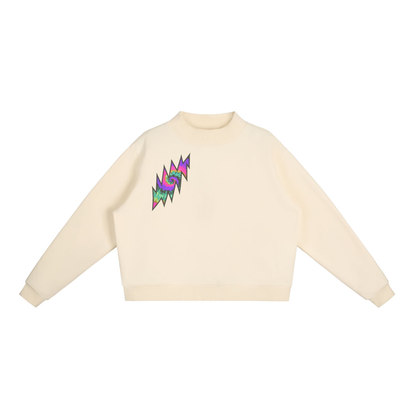 Dead Head Thunder Essential Fleece Mid-Neck Crew Sweatshirt