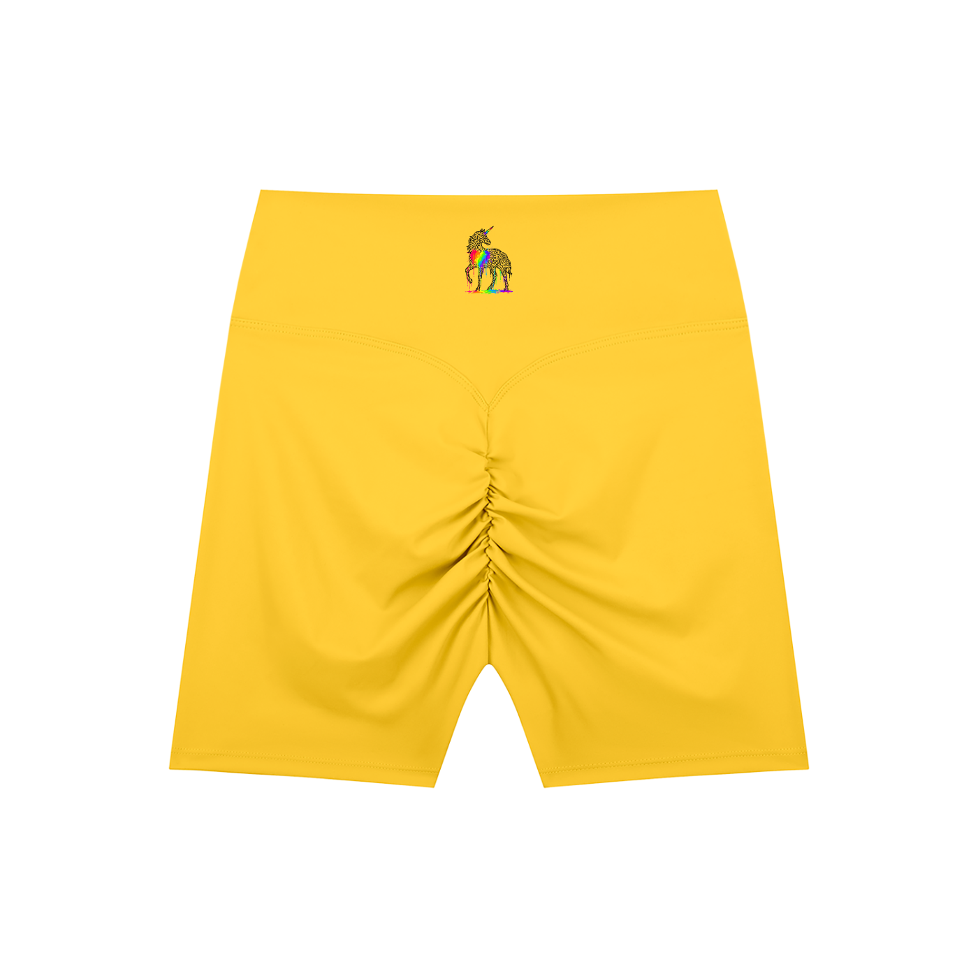SQUIGGLE High-Waisted Blend Biker Shorts