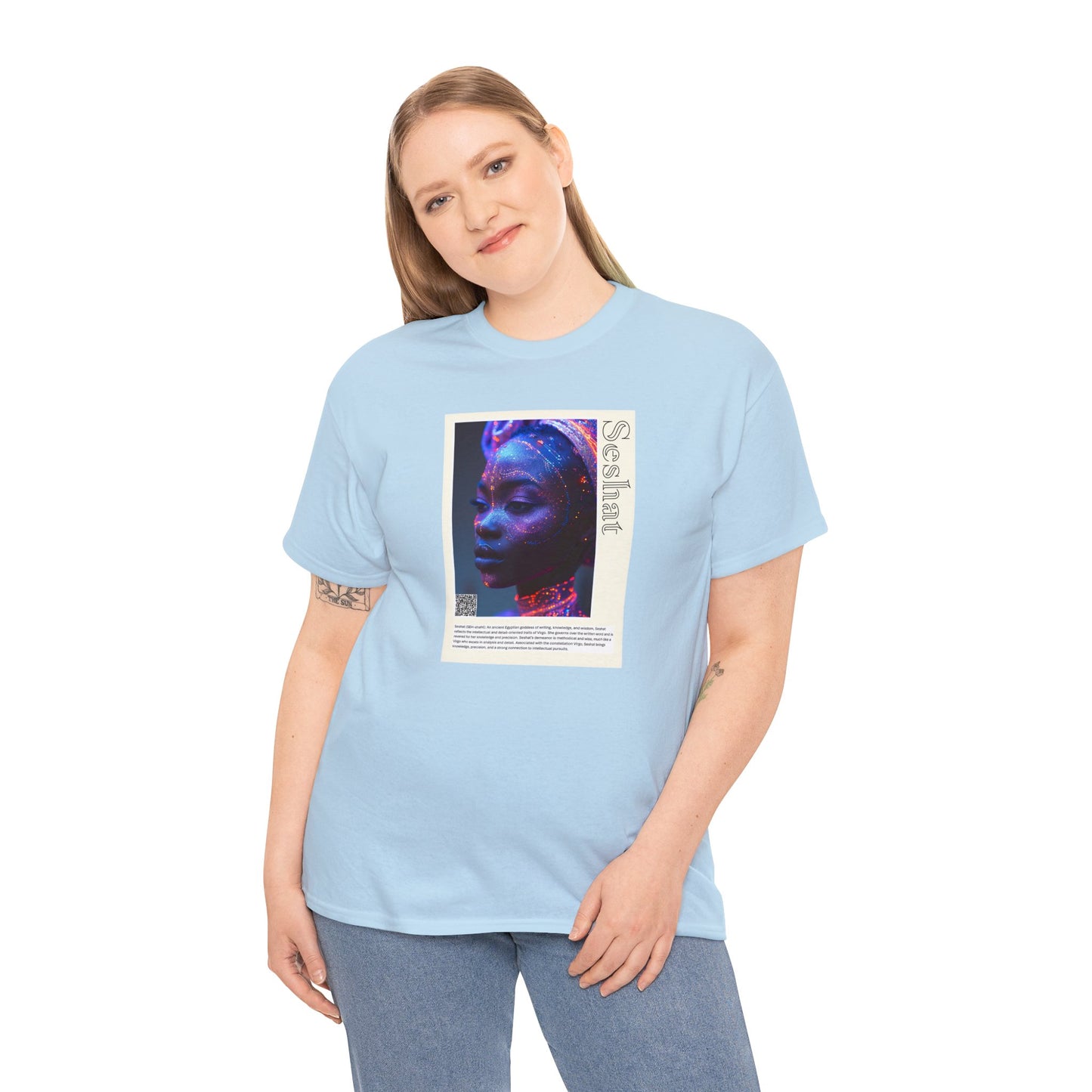 Seshat Aziza & Fae Unisex Heavy Cotton Tee