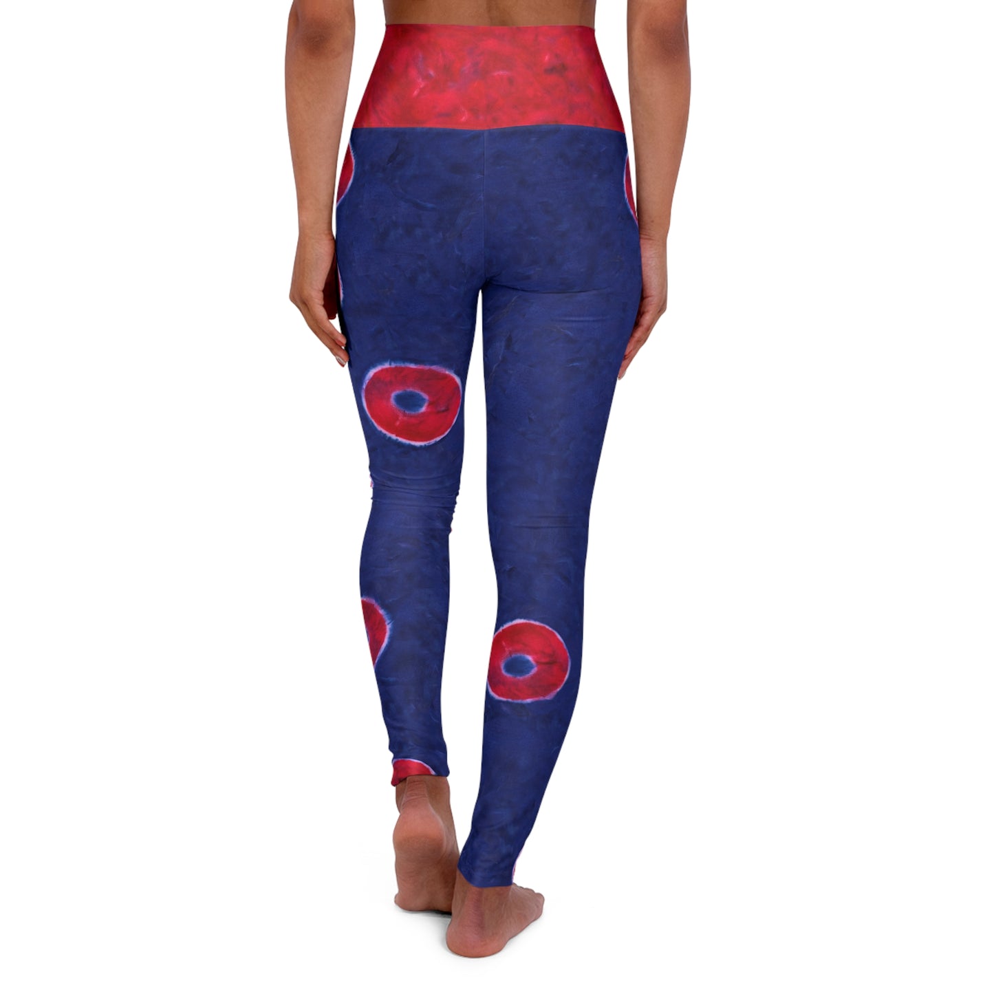 Phisherman Phish Donuts High Waisted Leggings