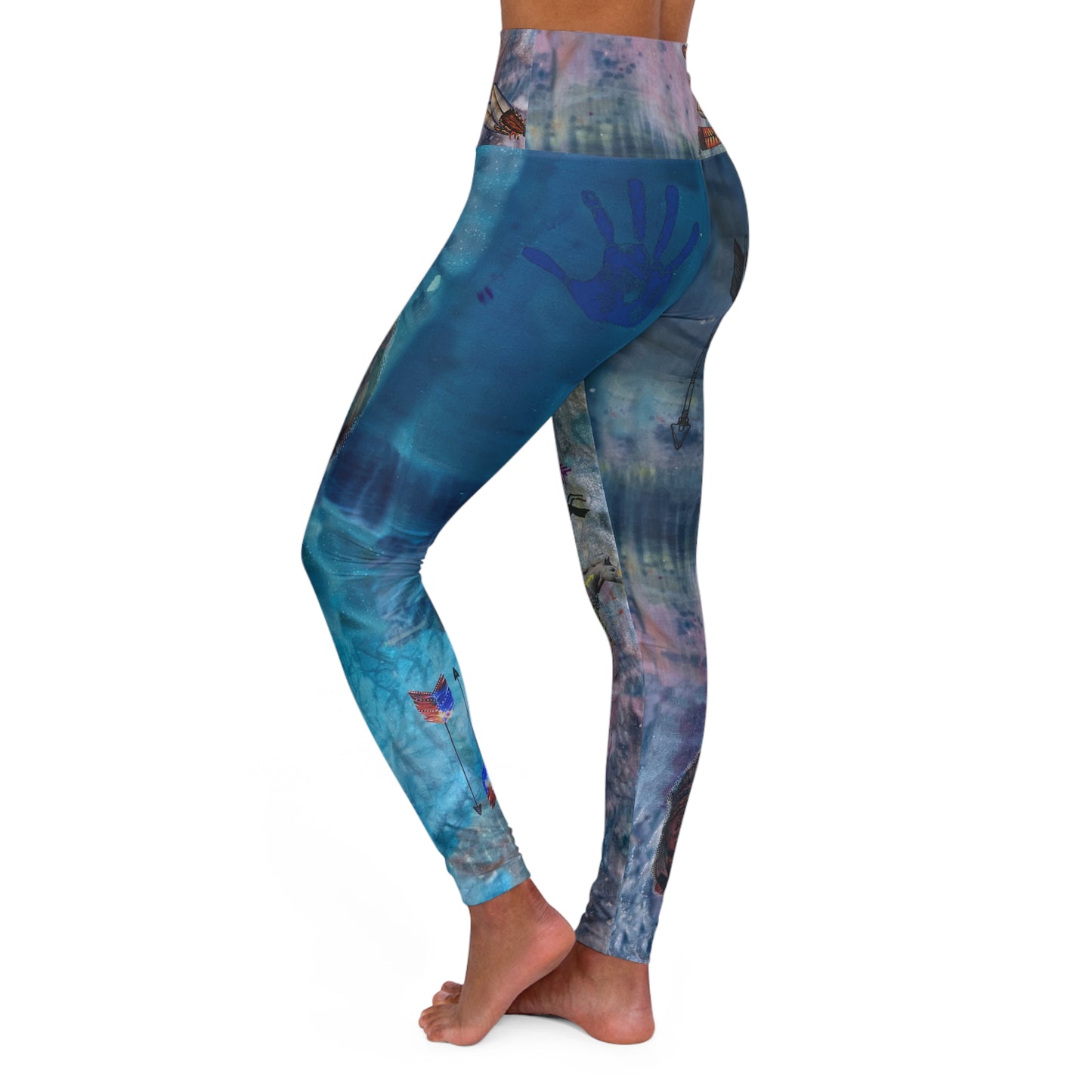 Founding Feathers High Waisted Leggings