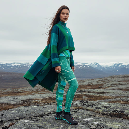 Jade & Turq Stone High Waisted Leggings