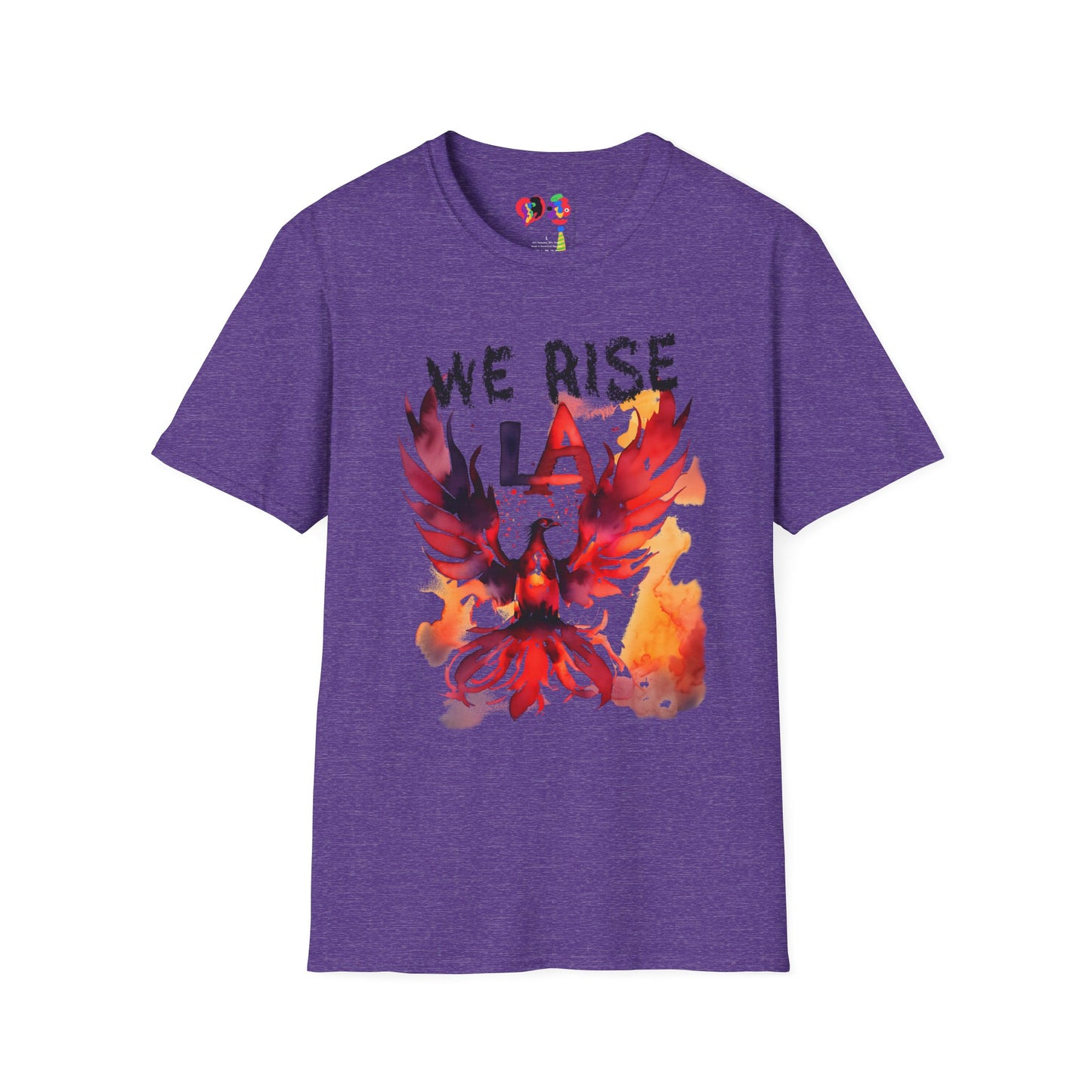 We Will Rise Los Angeles Unisex Vintage Soft T-Shirt