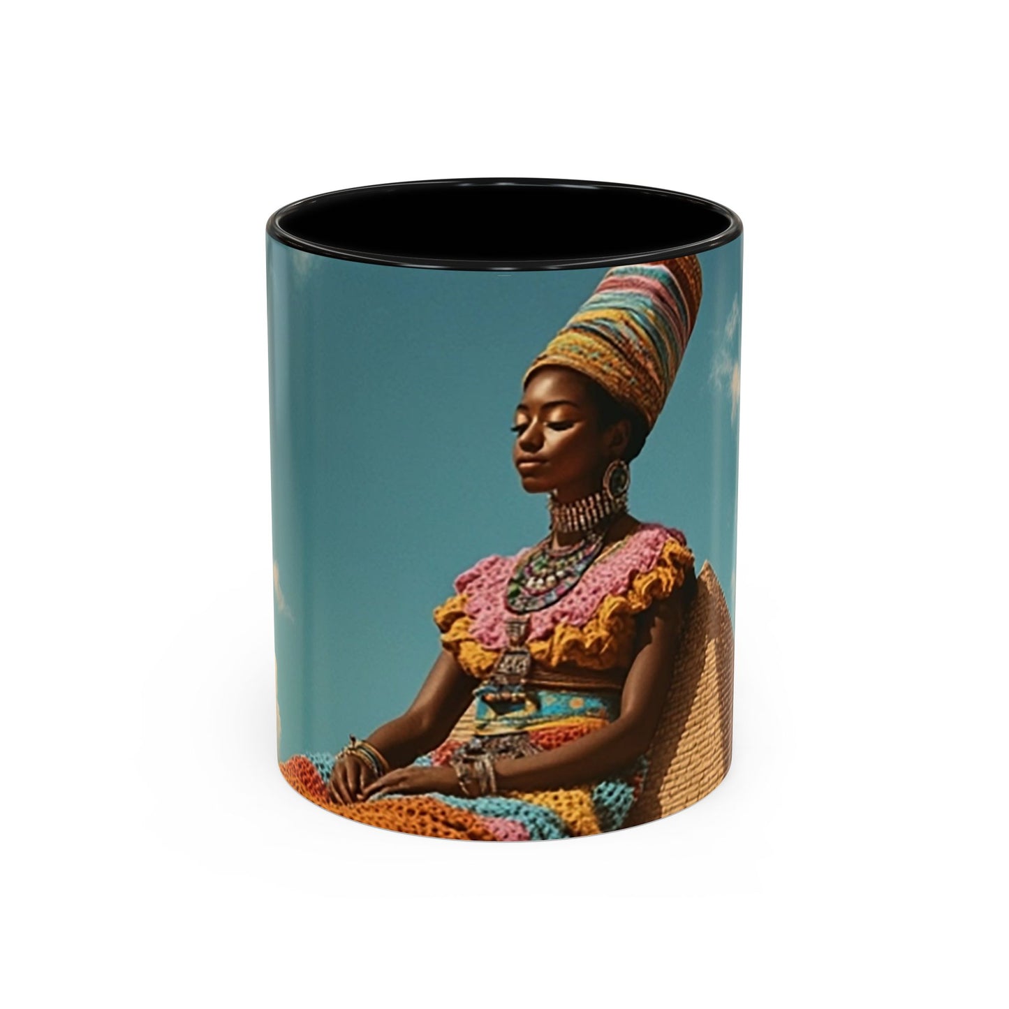 Resting Tall Aziza & Fae Accent Coffee Mug