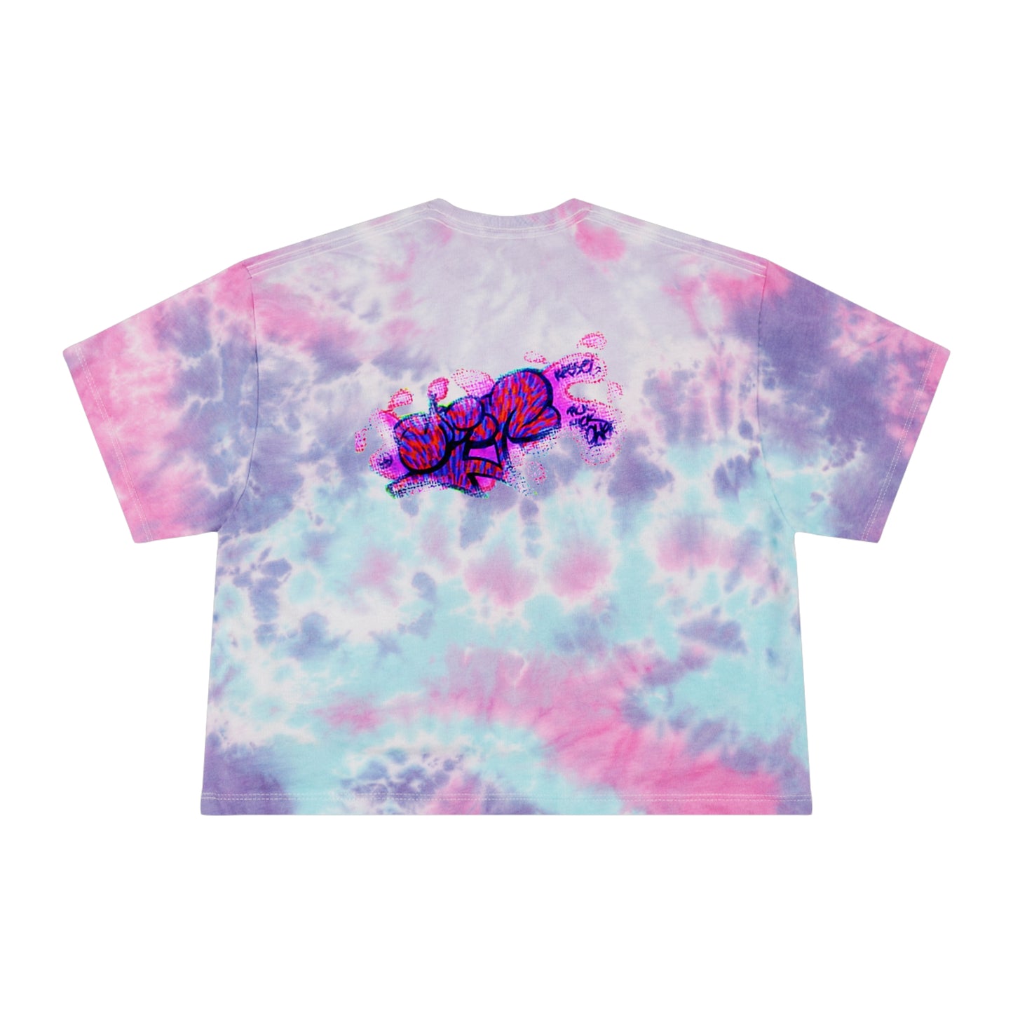 LOVE PILL Women's Tie-Dye Crop Tee