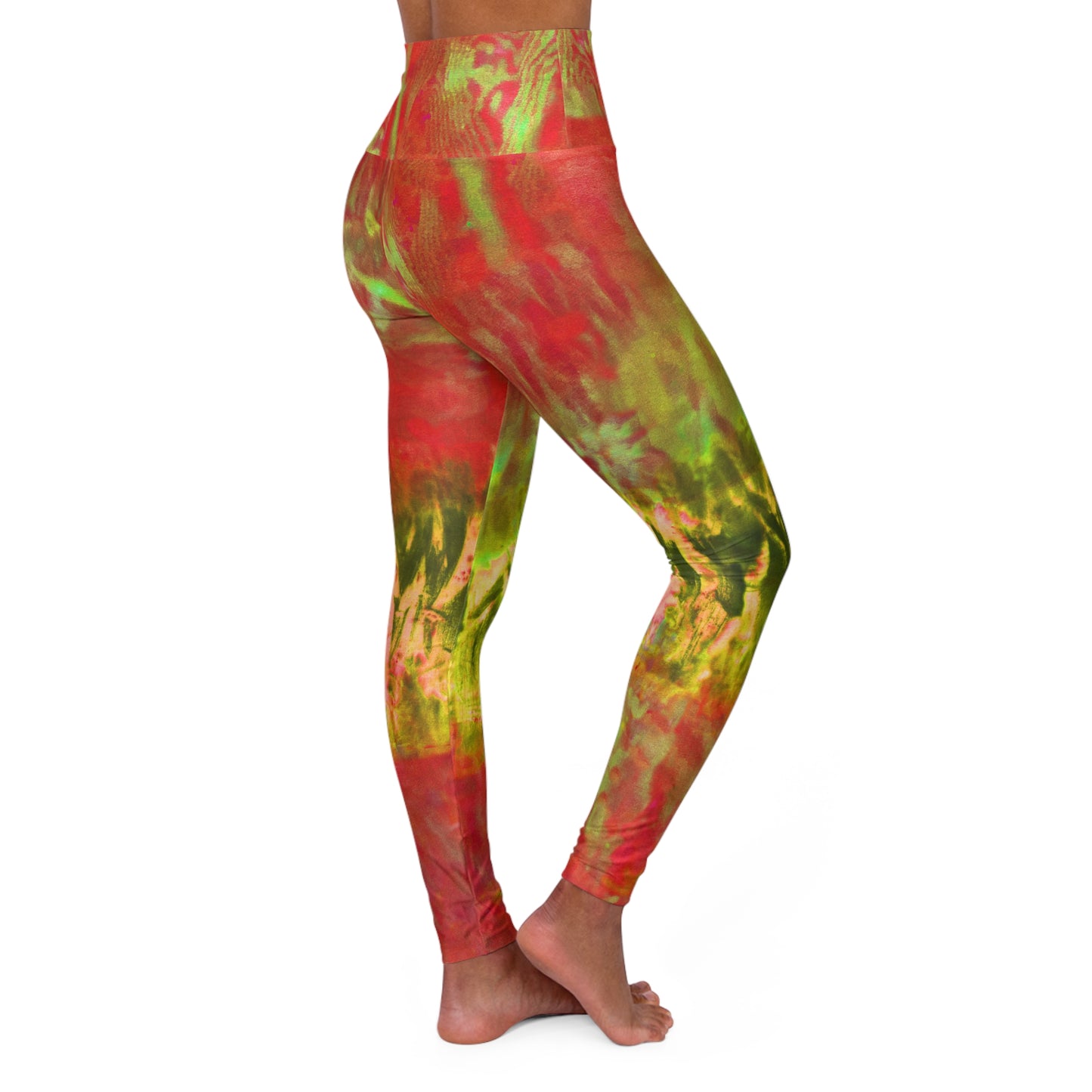 Watermelon Wet Yoga Leggings