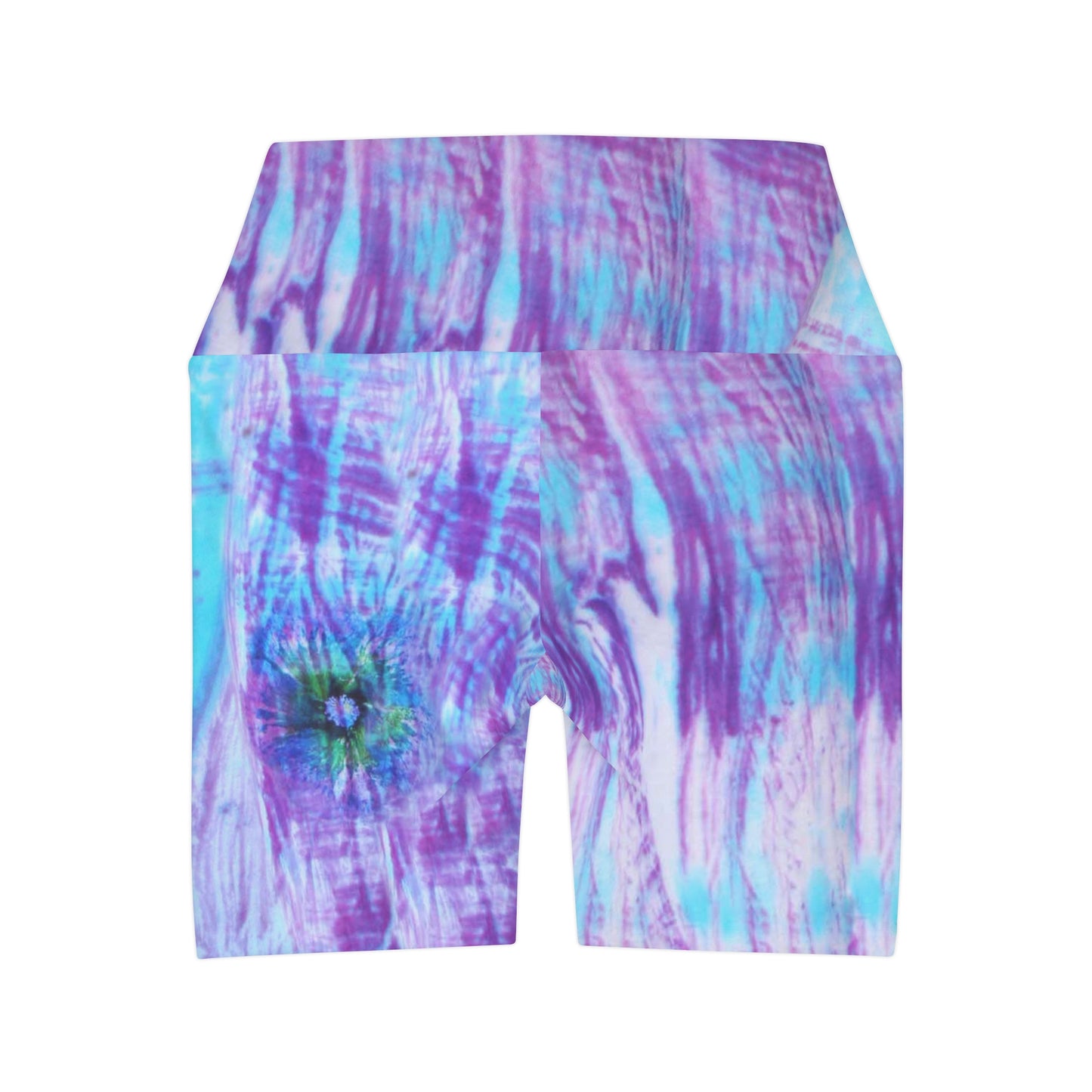 Sea Horse High Waisted Yoga Shorts