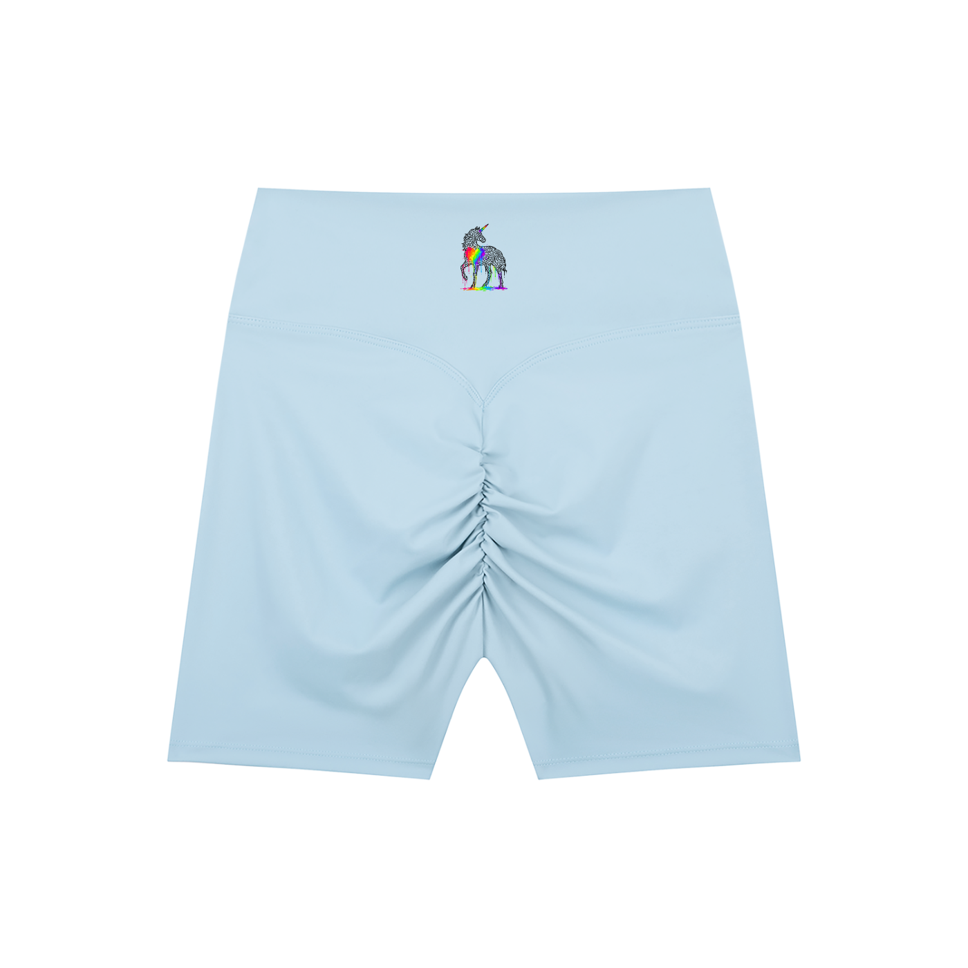 SQUIGGLE High-Waisted Blend Biker Shorts