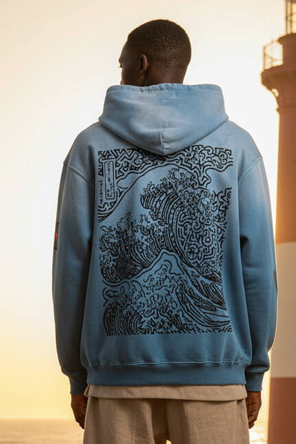 SQUIG Heavyweight Sunfade Oversized Hoodie