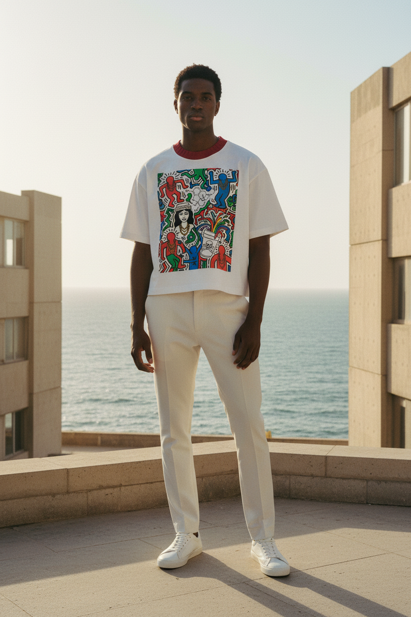 LEAN IN Unisex Heavyweight Boxy T-Shirt