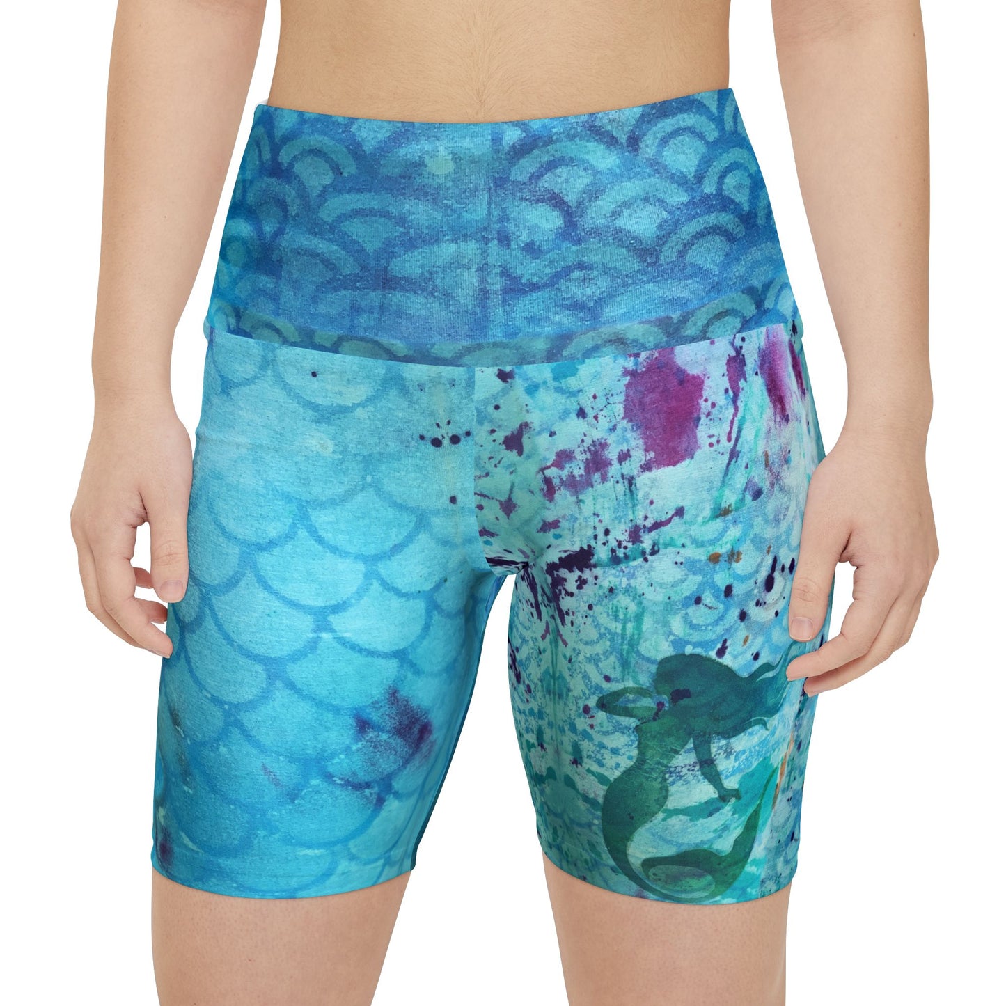 Mermaid High Waist Shorts