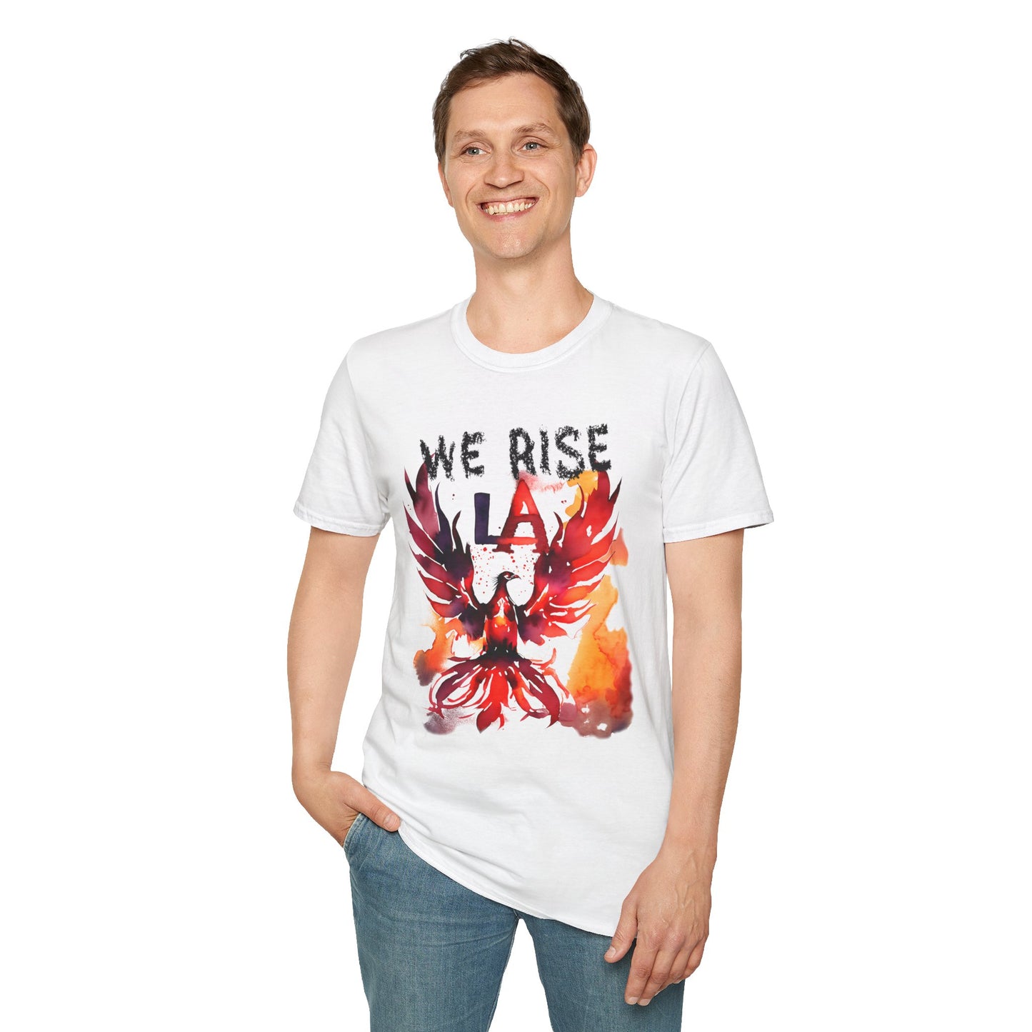 We Will Rise Los Angeles Unisex Vintage Soft T-Shirt