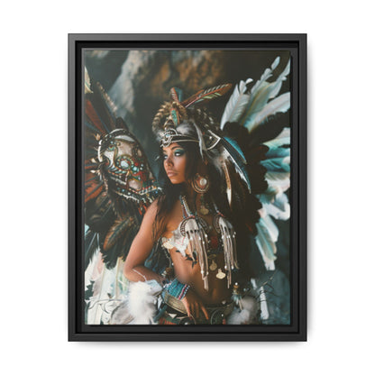 Xochiquetzal Aziza & Fae Matte Canvas Framed