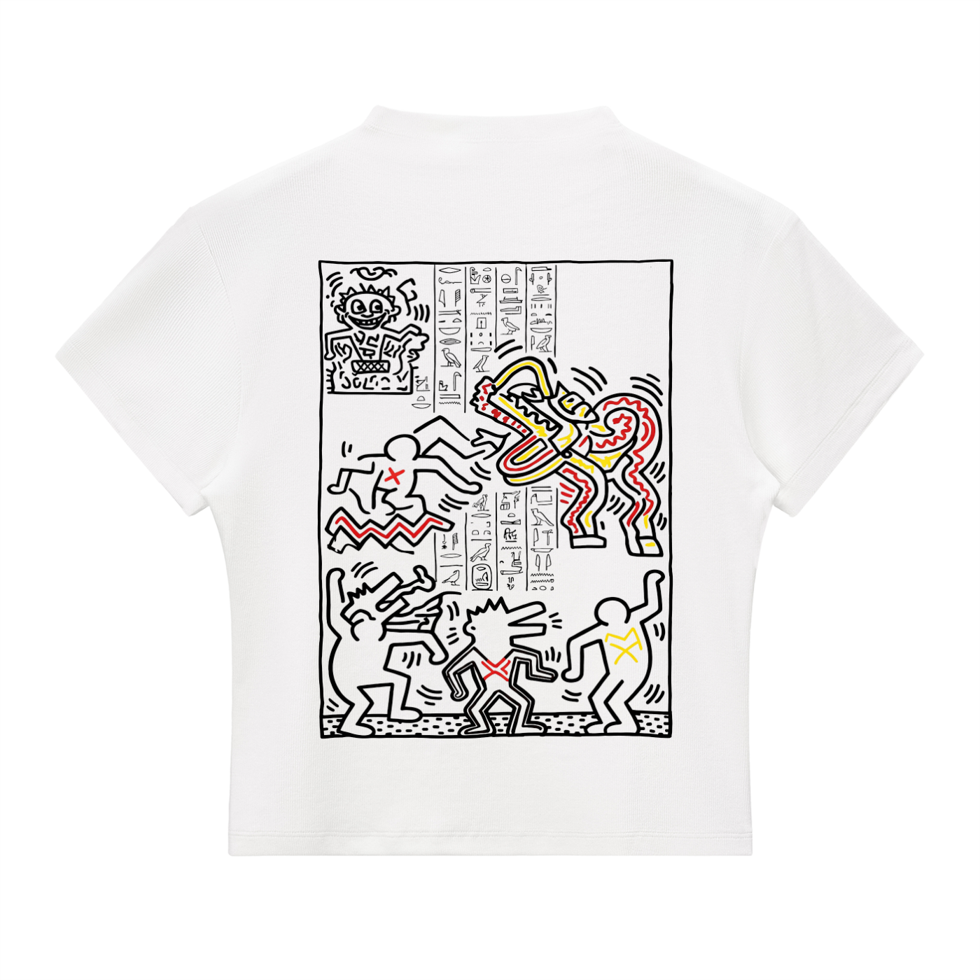 1986 Glyphs Essential Slim Fit Mock Neck T-Shirt