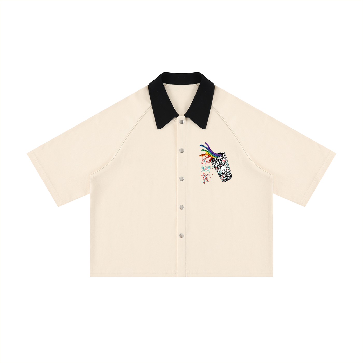 Lean Machine Perc Up Unisex Color Block Boxy Short Sleeve Shirt