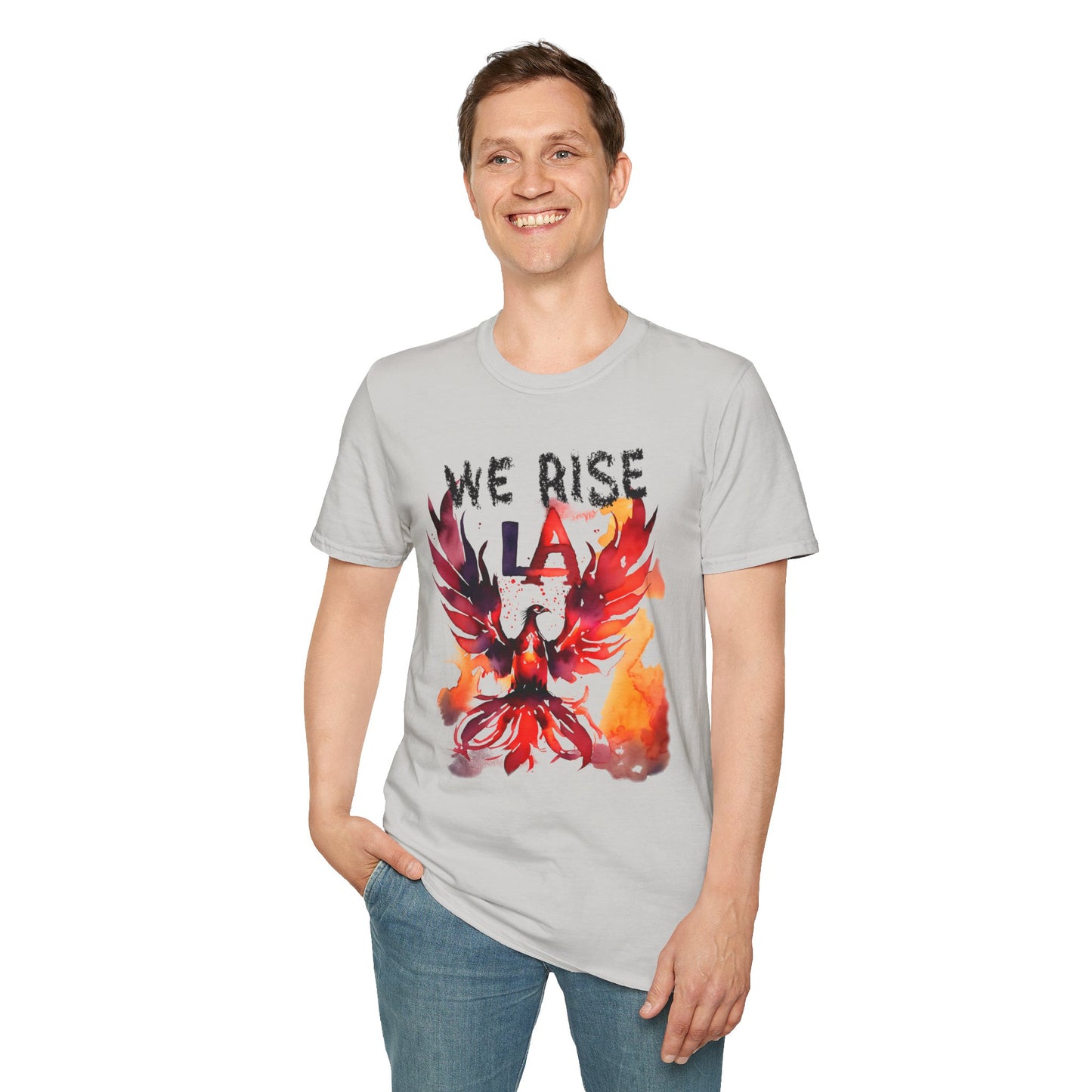 We Will Rise Los Angeles Unisex Vintage Soft T-Shirt