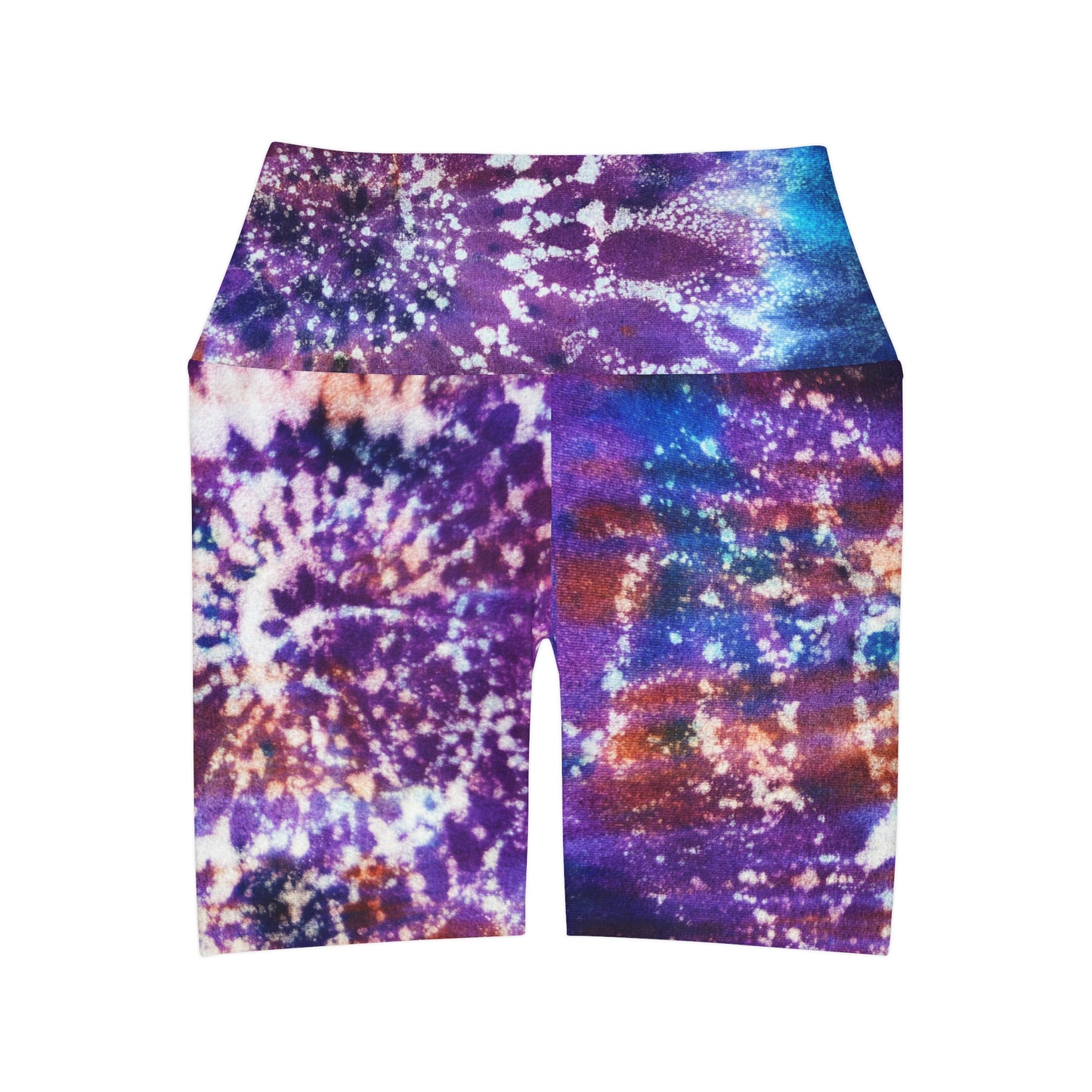 Tye Dye Mandala High Waisted Yoga Shorts