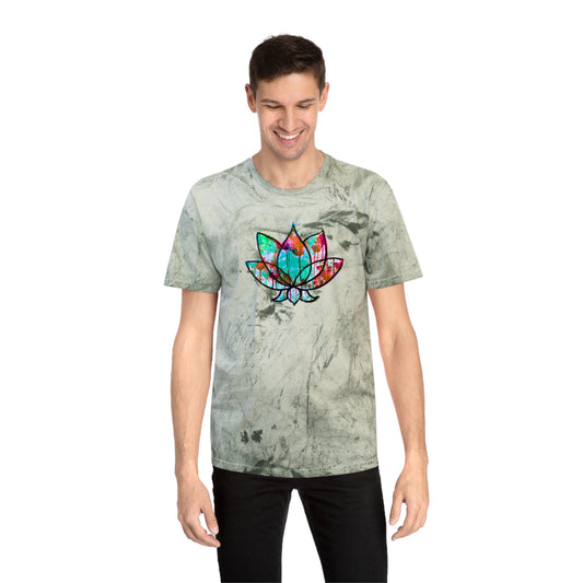 Unisex Lotus Bloom Industrial Dye Premium T-Shirt