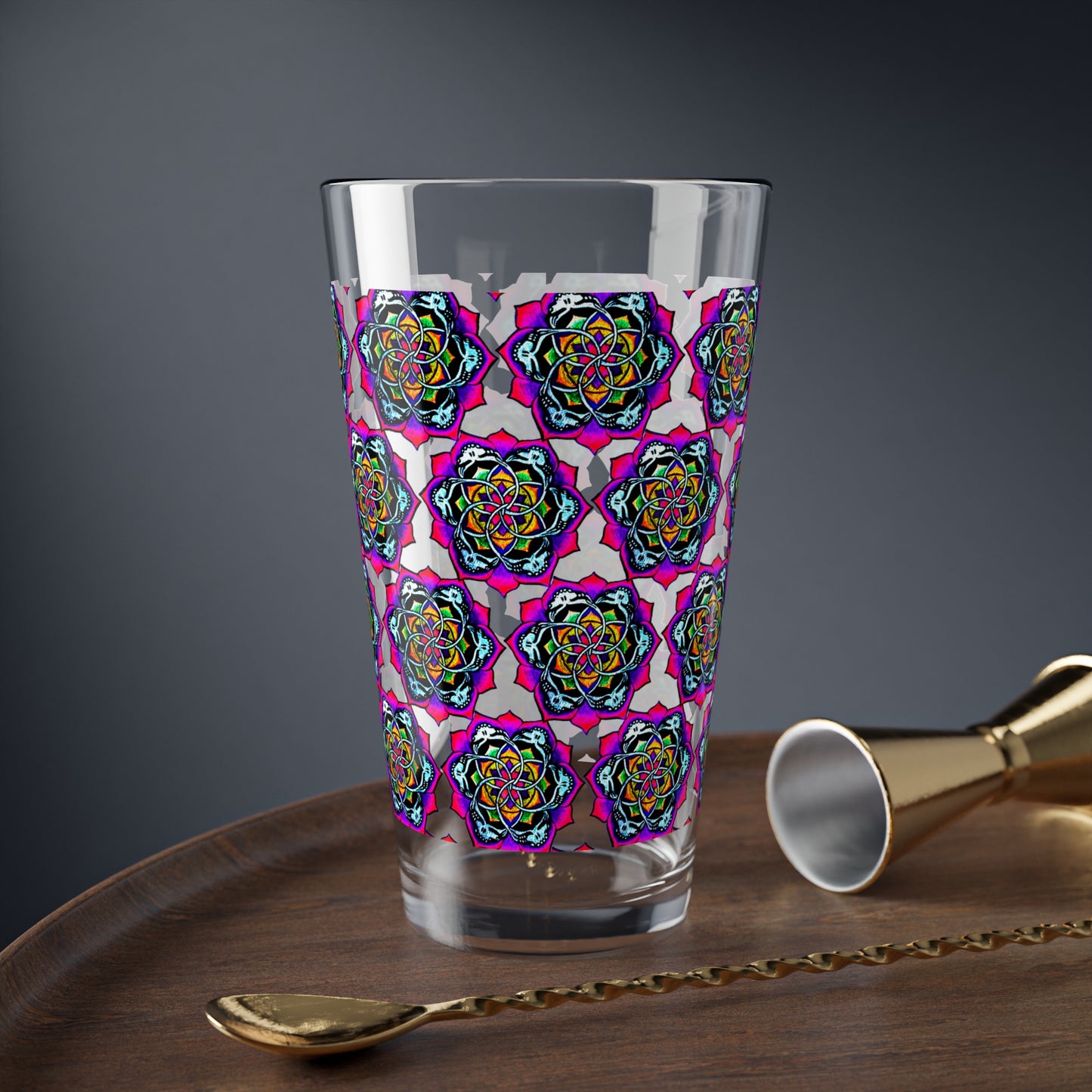 DEADPUNK Mandala Pint Glass