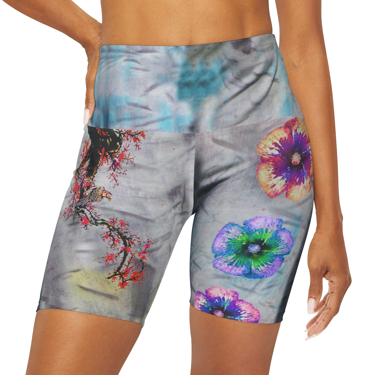 Kabloom High Waisted Yoga Shorts