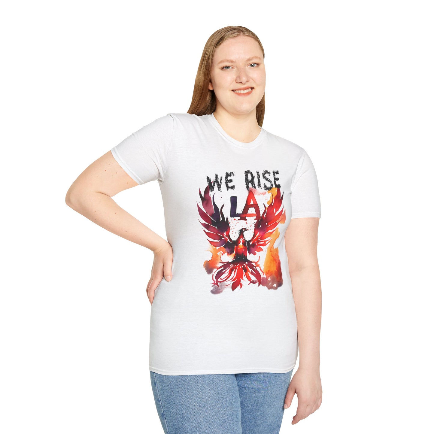 We Will Rise Los Angeles Unisex Vintage Soft T-Shirt