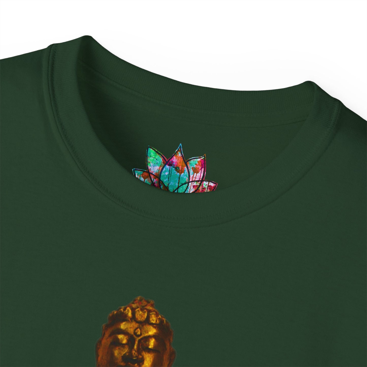 Fine Art Buddha Carving Print Unisex Ultra Cotton Tee