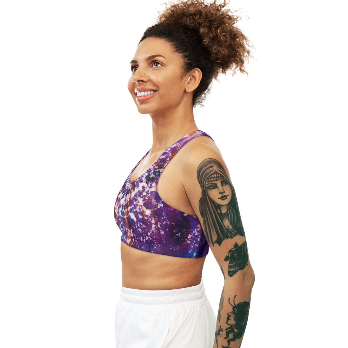 Tye Dye Mandala Double Sided Sports Bra