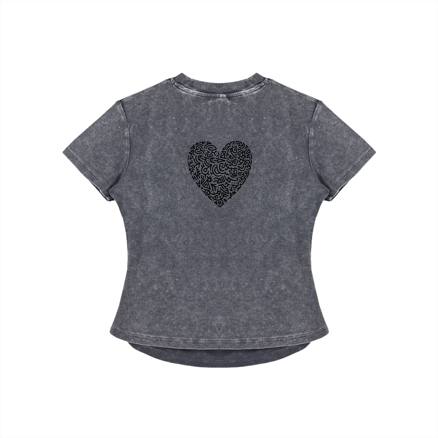My Peace is Untouchable Vintage Washed Bodycon Cotton T-Shirt