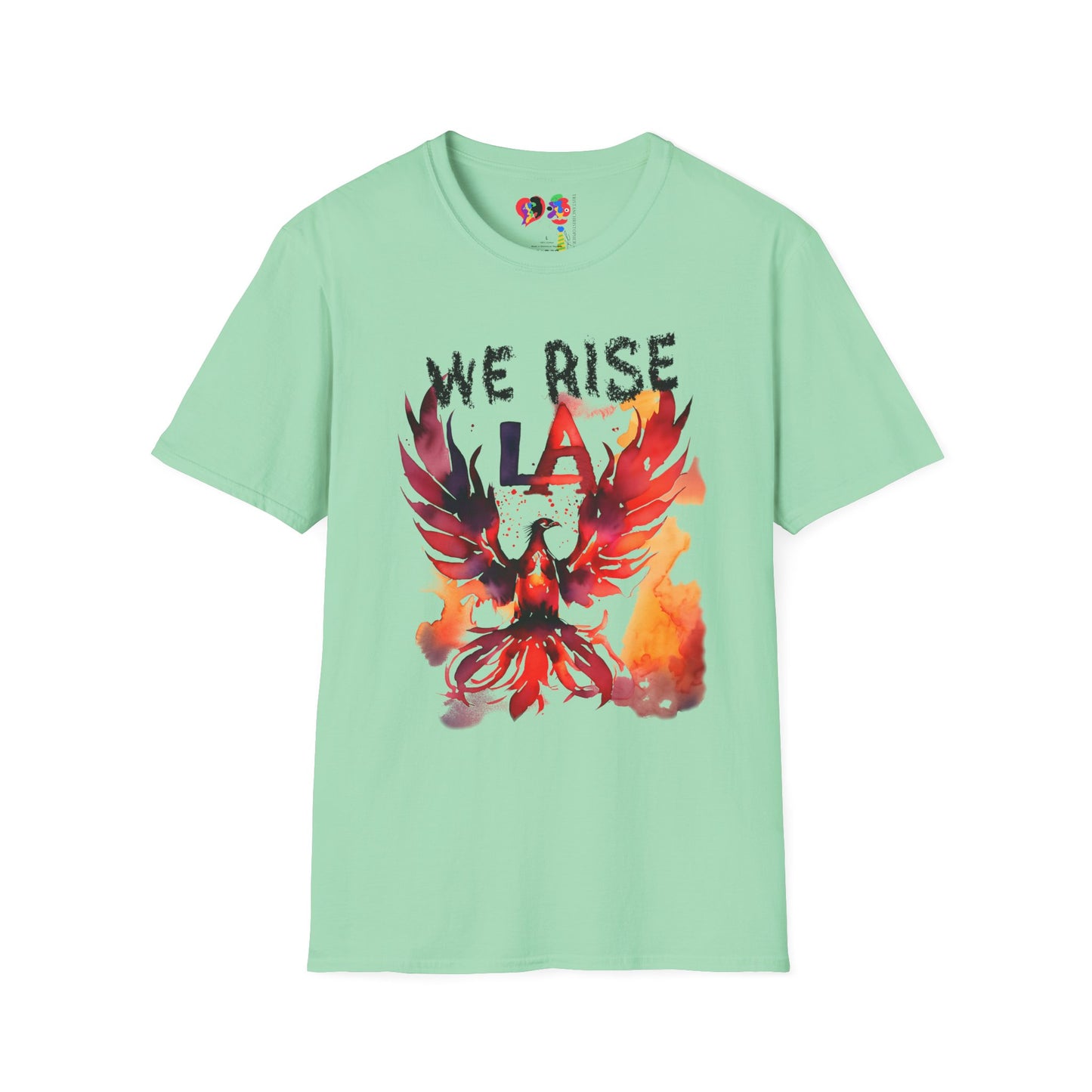 We Will Rise Los Angeles Unisex Vintage Soft T-Shirt