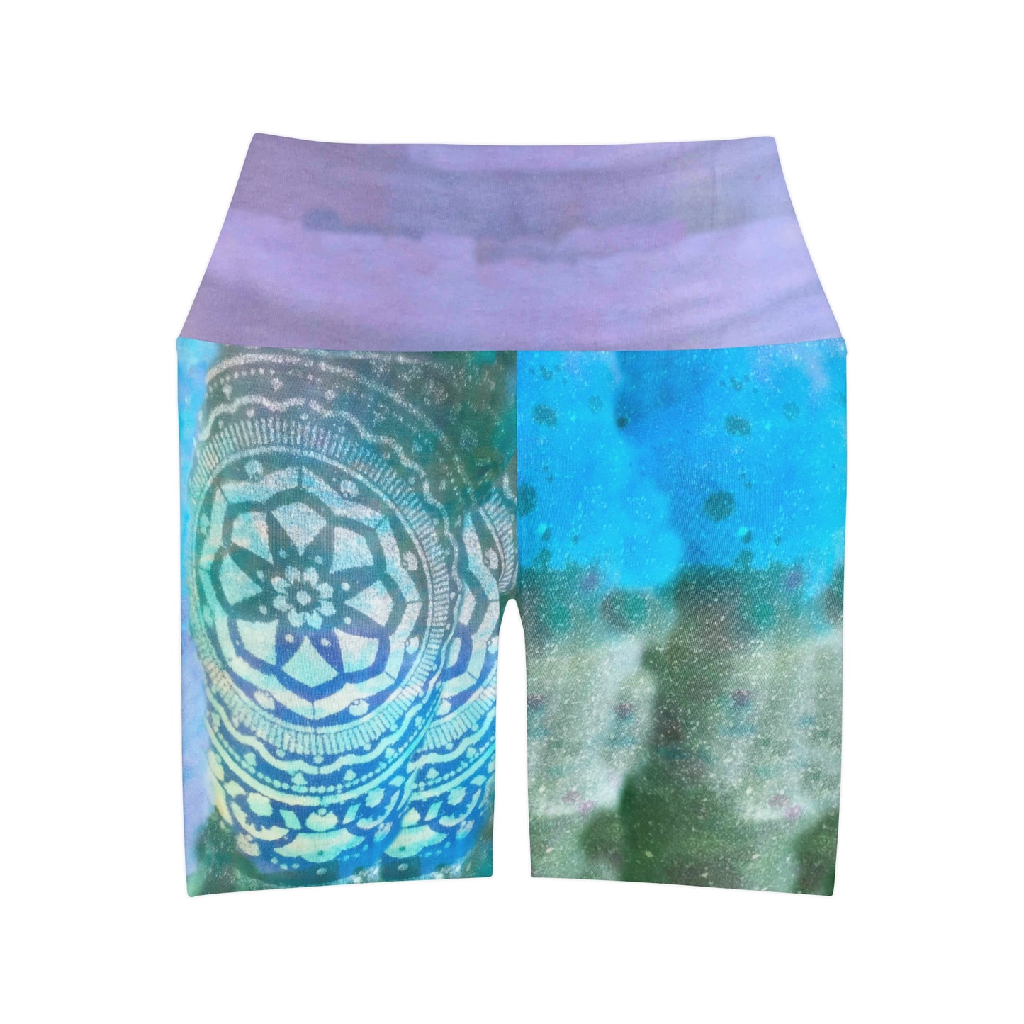 Earth Connection High Waisted Yoga Shorts