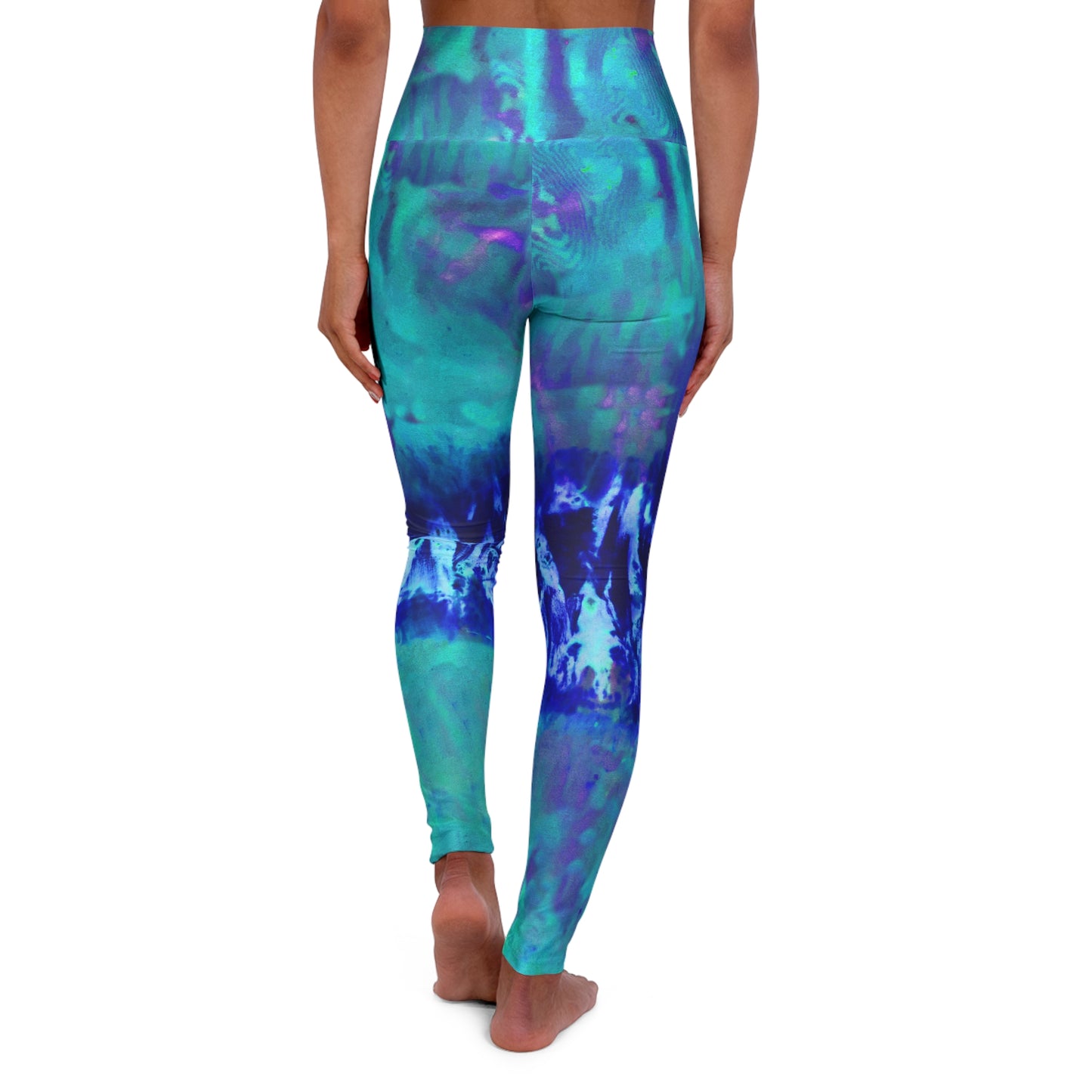 Teal & Turq Yoga Leggings