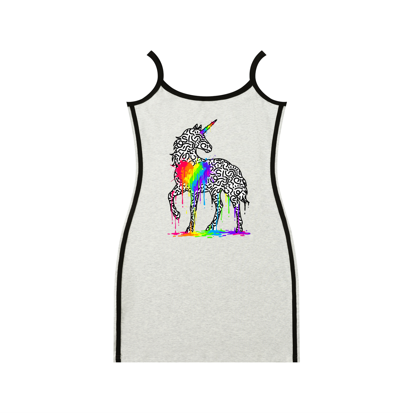 SQUIGGLE Women's Color Block Mini Dress