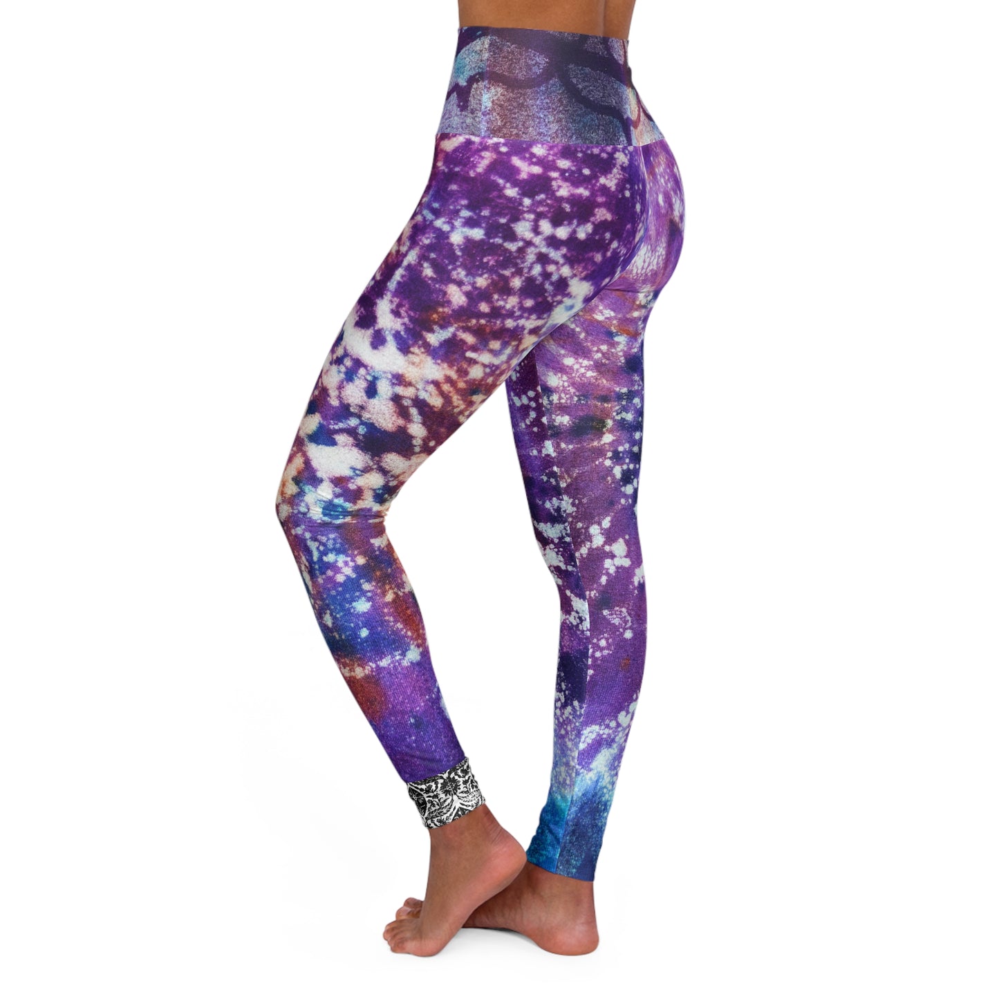 Mandala Tye Dye High Waisted Yoga Leggings