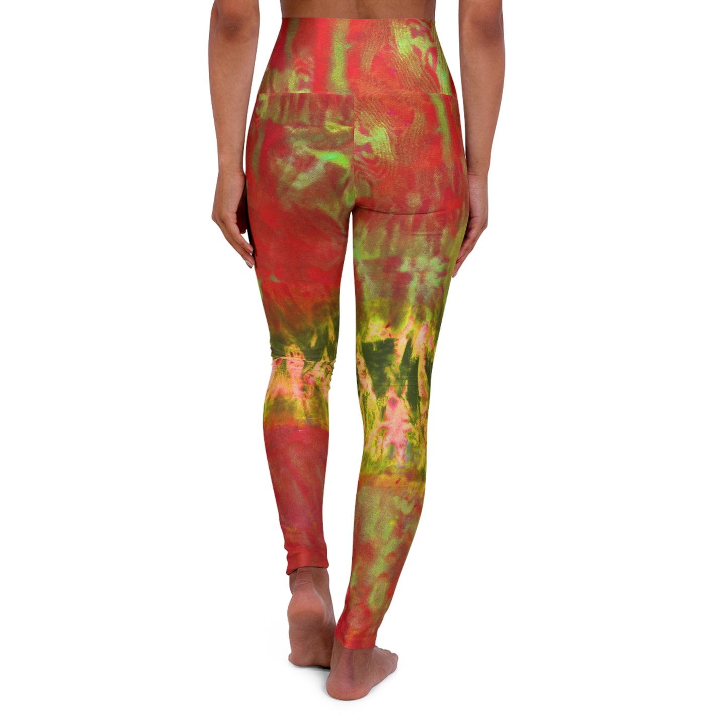 Watermelon Wet Yoga Leggings