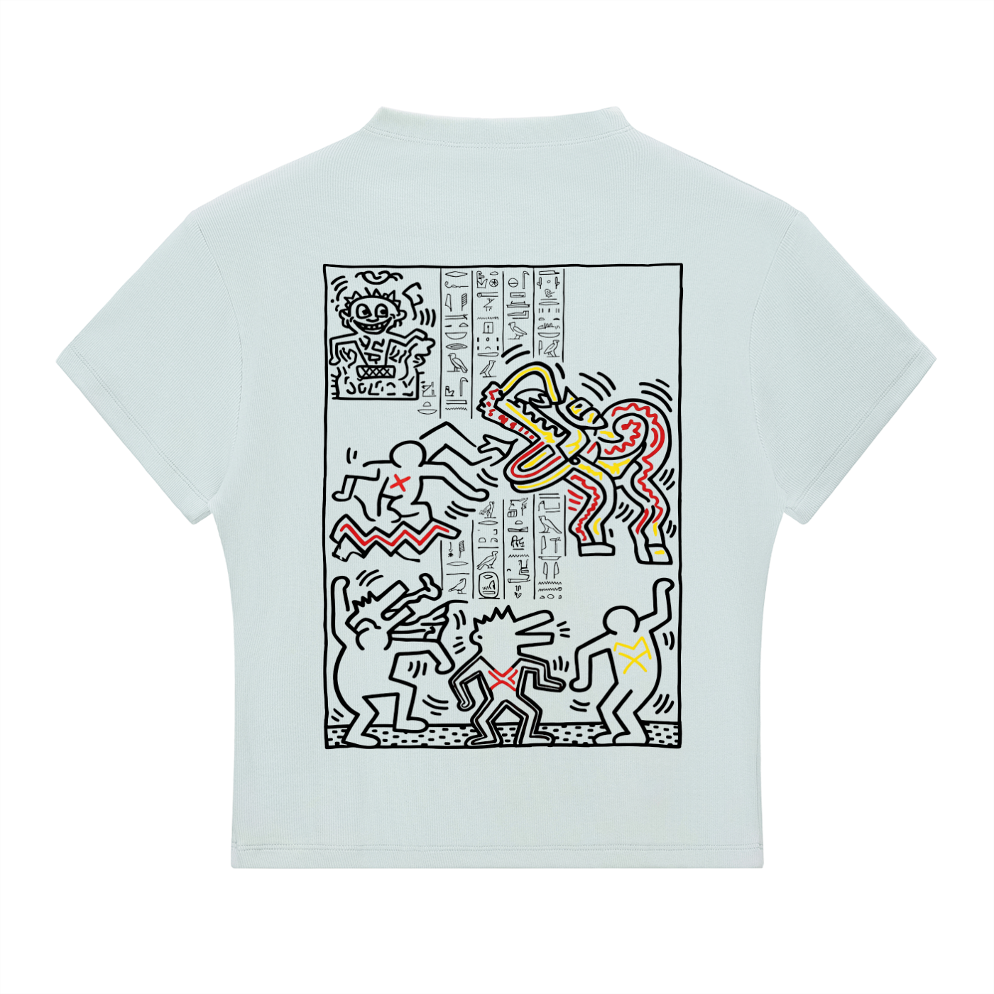 1986 Glyphs Essential Slim Fit Mock Neck T-Shirt