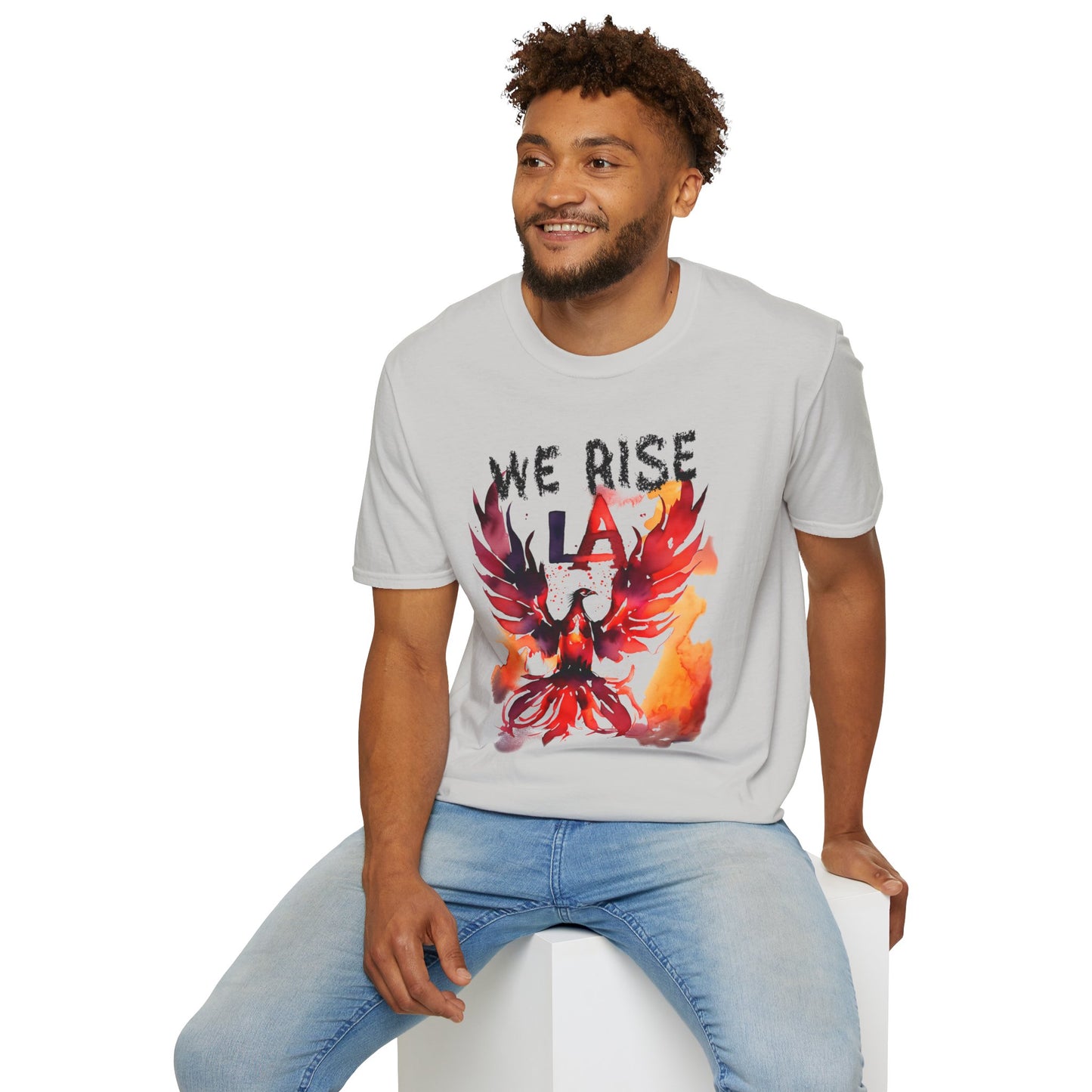 We Will Rise Los Angeles Unisex Vintage Soft T-Shirt