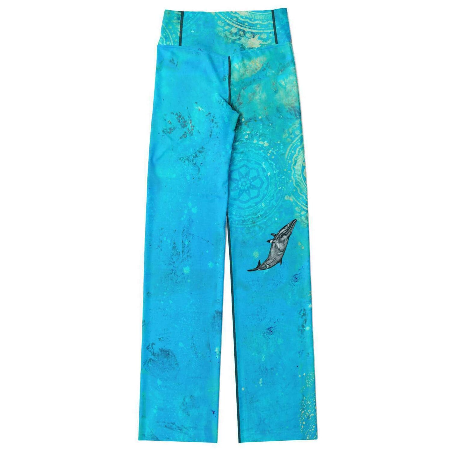 Deep Ocean High Waist Flare Leggings