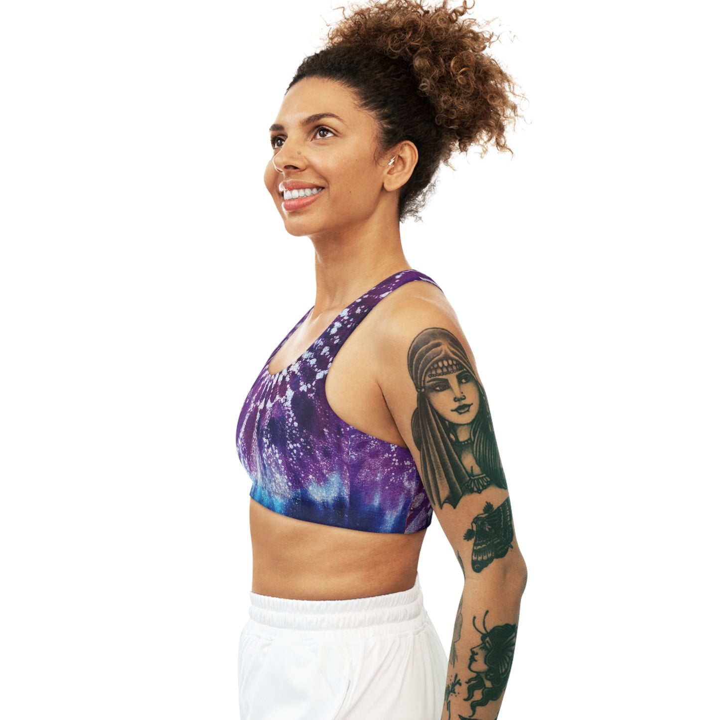 Tye Dye Mandala Deux Double Sided Sports Bra