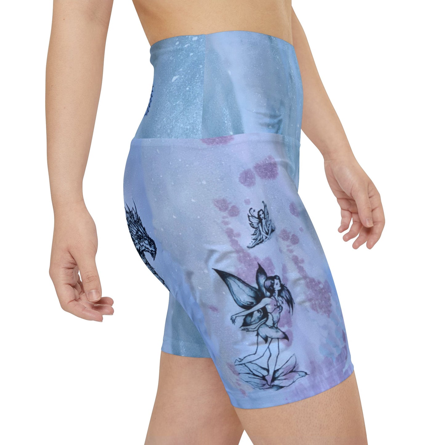 Fairy Goodness High Waisted Yoga Shorts II