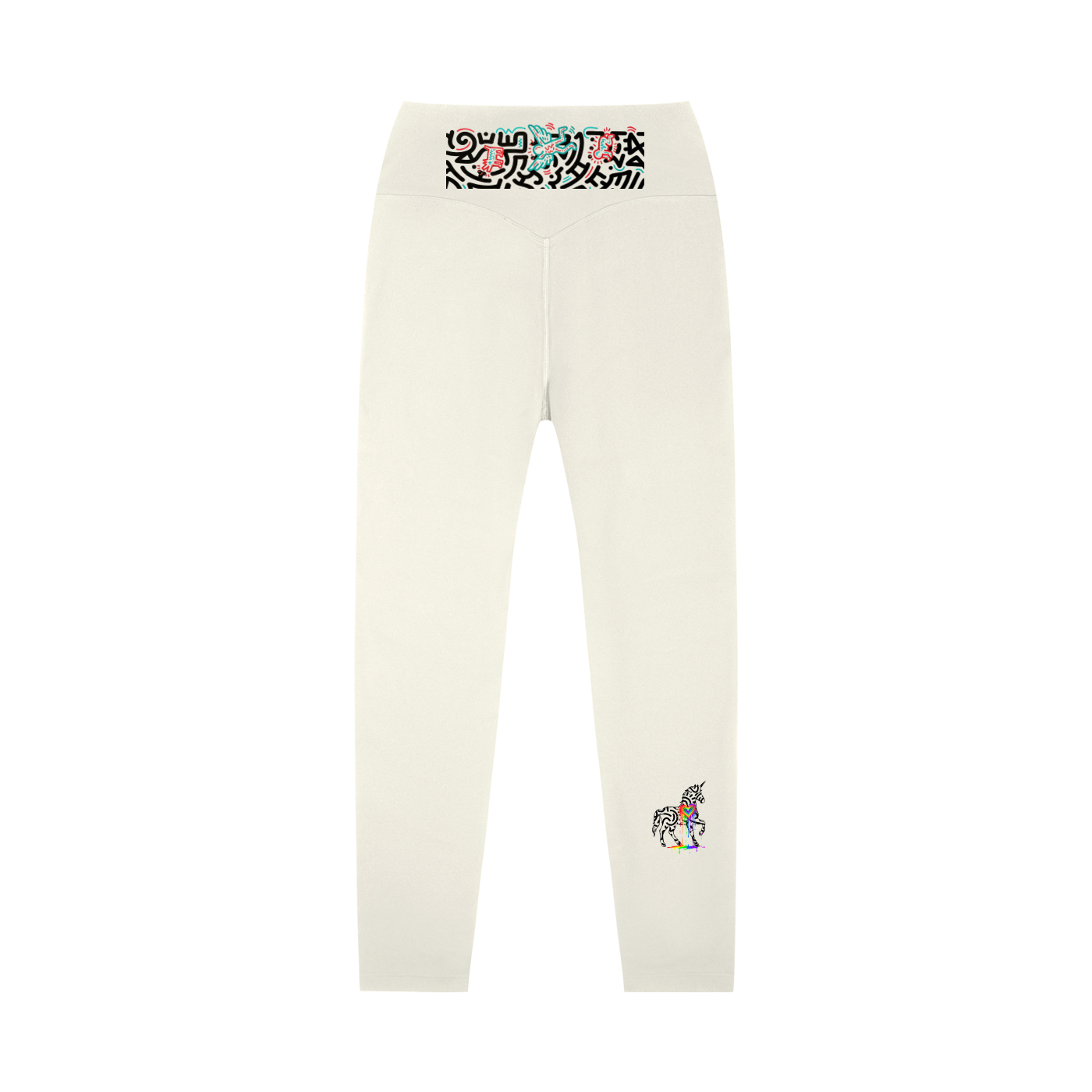 SQUIGGLE High-Waisted Yoga Leggings