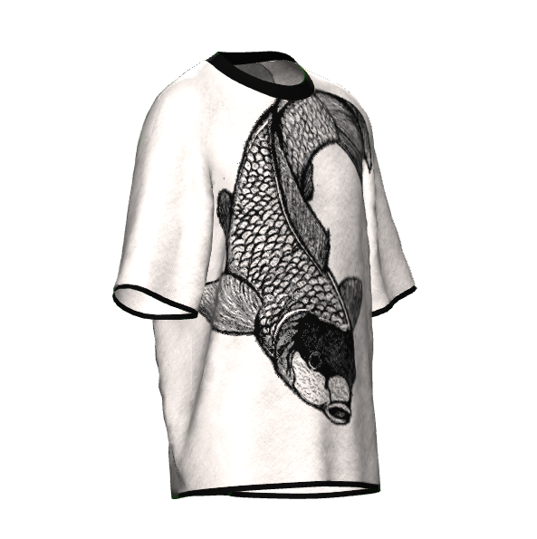 Koi Knitted Crew Neck T-Shirt