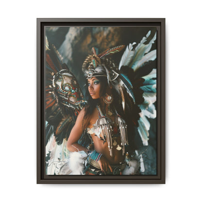 Xochiquetzal Aziza & Fae Matte Canvas Framed